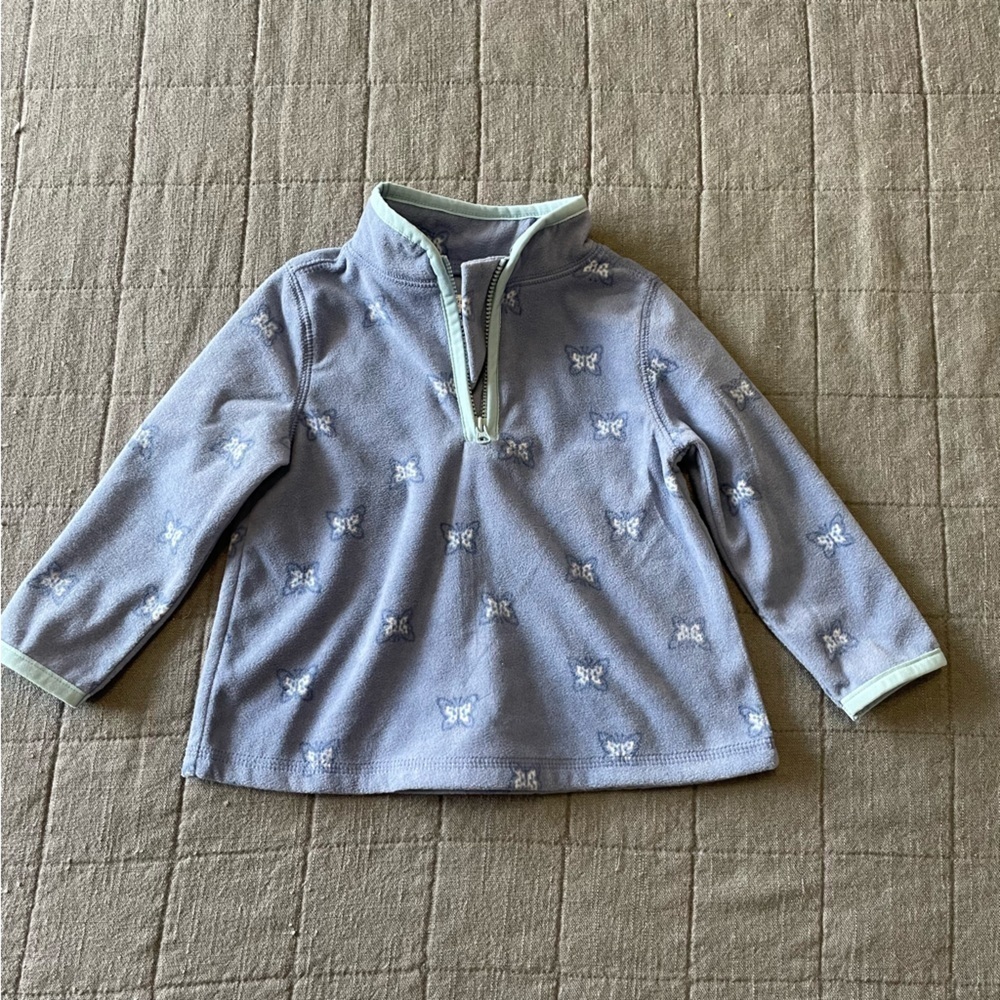 Osh Kosh Fleece butterfly print NWOT​​​​​​​